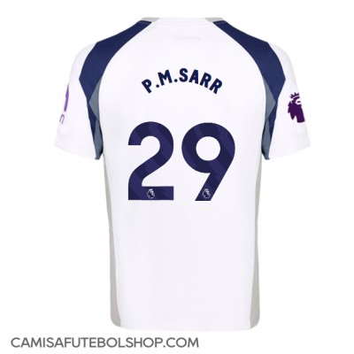 Camisa de time de futebol Tottenham Hotspur Pape Matar Sarr #29 Replicas 1º Equipamento 2025-26 Manga Curta Camisa de time de futebol Tottenham Hotspur Pape Matar Sarr #29 Replicas 1º Equipamento 2025-26 Manga Curta